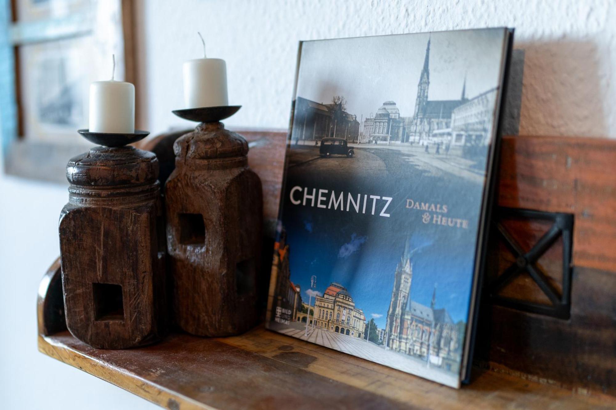 Schlossberg-Domizil Mit Weitblick - Arbeitsplatz, Balkon, Netflix, Badewanne & Yogamatte Chemnitz Exteriör bild