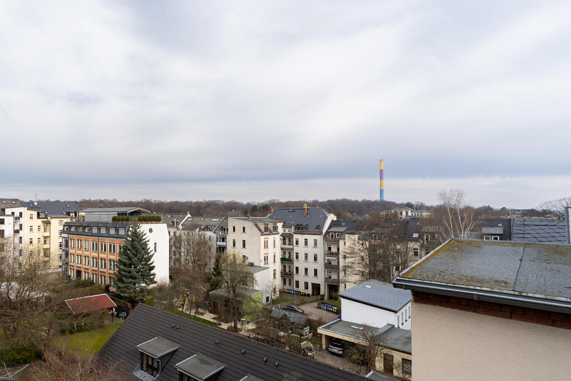 Schlossberg-Domizil Mit Weitblick - Arbeitsplatz, Balkon, Netflix, Badewanne & Yogamatte Chemnitz Exteriör bild